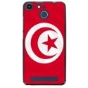 TPU150FHELIUMDRAPTUNISIE - Coque souple pour Archos 50F Helium avec impression Motifs drapeau de la Tunisie