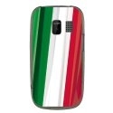 TPU1ASHA302DRAPITALIE - Coque souple pour Nokia Asha 302 avec impression Motifs drapeau de l'Italie