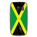 TPU1ASHA302DRAPJAMAIQUE - Coque souple pour Nokia Asha 302 avec impression Motifs drapeau de la Jamaïque