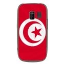 TPU1ASHA302DRAPTUNISIE - Coque souple pour Nokia Asha 302 avec impression Motifs drapeau de la Tunisie