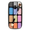 TPU1ASHA302MAQUILLAGE - Coque souple pour Nokia Asha 302 avec impression Motifs palette de maquillage