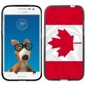 TPU1COREPRIMEDRAPCANADA - Coque Souple en gel noir pour Samsung Galaxy Core Prime avec impression Motifs drapeau du Canada