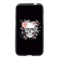TPU1COREPRIMESKULLFLOWER - Coque souple pour Samsung Galaxy Core Prime G360 avec impression Motifs skull fleuri