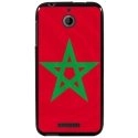 TPU1DES510DRAPMAROC - Coque souple pour HTC Desire 510 avec impression Motifs drapeau du Maroc
