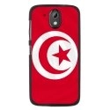 TPU1DES526DRAPTUNISIE - Coque souple pour HTC Desire 526 avec impression Motifs drapeau de la Tunisie