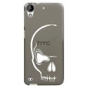 TPU1DES530CRANE - Coque souple pour HTC Desire 530 avec impression Motifs crâne blanc