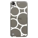TPU1DES530RONDSBLANCS - Coque souple pour HTC Desire 530 avec impression Motifs ronds blancs
