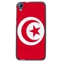 TPU1DES626DRAPTUNISIE - Coque souple pour HTC Desire 626 avec impression Motifs drapeau de la Tunisie