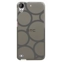 TPU1DES630RONDSGRIS - Coque souple pour HTC Desire 630 avec impression Motifs ronds gris