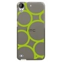 TPU1DES630RONDSVERTS - Coque souple pour HTC Desire 630 avec impression Motifs ronds verts