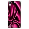 TPU1DES630SOIEROSE - Coque souple pour HTC Desire 630 avec impression Motifs soie drapée rose
