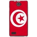 TPU1DIVE30DRAPTUNISIE - Coque souple pour Orange Dive 30 avec impression Motifs drapeau de la Tunisie