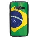 TPU1G318DRAPBRESIL - Coque Souple en gel pour Samsung Galaxy Trend 2 Lite avec impression drapeau du Brésil