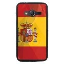 TPU1G318DRAPESPAGNE - Coque Souple en gel pour Samsung Galaxy Trend 2 Lite avec impression drapeau de l'Espagne