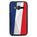 TPU1G318DRAPFRANCE - Coque Souple en gel pour Samsung Galaxy Trend 2 Lite avec impression drapeau de la France