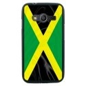 TPU1G318DRAPJAMAIQUE - Coque Souple en gel pour Samsung Galaxy Trend 2 Lite avec impression drapeau de la Jamaïque