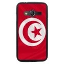 TPU1G318DRAPTUNISIE - Coque Souple en gel pour Samsung Galaxy Trend 2 Lite avec impression drapeau de la Tunisie