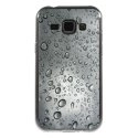 TPU1GALJ1GOUTTEEAU - Coque souple pour Samsung Galaxy J1 SM-J100F avec impression Motifs gouttes d'eau