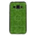 TPU1GALJ1TERRAINFOOT - Coque souple pour Samsung Galaxy J1 SM-J100F avec impression Motifs terrain de football