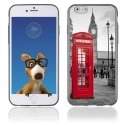 TPU1IPHONE6CABINEUK - Coque Souple en gel pour Apple iPhone 6 avec impression cabine téléphonique UK rouge