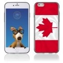TPU1IPHONE6DRAPCANADA - Coque Souple en gel pour Apple iPhone 6 avec impression drapeau du Canada