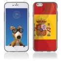 TPU1IPHONE6DRAPESPAGNE - Coque Souple en gel pour Apple iPhone 6 avec impression drapeau de l'Espagne