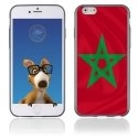 TPU1IPHONE6DRAPMAROC - Coque Souple en gel pour Apple iPhone 6 avec impression drapeau du Maroc