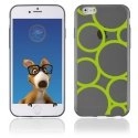 TPU1IPHONE6RONDSVERTS - Coque Souple en gel pour Apple iPhone 6 avec impression ronds verts