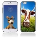 TPU1IPHONE6VACHE - Coque Souple en gel pour Apple iPhone 6 avec impression vache