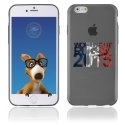TPU1IPHONE6WCRFRANCE - Coque Souple en gel pour Apple iPhone 6 avec impression France et logo rugby WCR 2015
