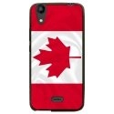 TPU1LBELLO2DRAPCANADA - Coque souple pour LG Bello II avec impression Motifs drapeau du Canada