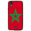 TPU1LBELLO2DRAPMAROC - Coque souple pour LG Bello II avec impression Motifs drapeau du Maroc