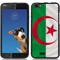 TPU1LENNYDRAPALGERIE - Coque Souple en gel noire pour Wiko Lenny avec impression Motifs drapeau de l'Algérie