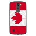 TPU1LGK7DRAPCANADA - Coque souple pour LG K7 avec impression Motifs drapeau du Canada