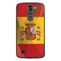 TPU1LGK7DRAPESPAGNE - Coque souple pour LG K7 avec impression Motifs drapeau de l'Espagne