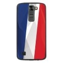 TPU1LGK7DRAPFRANCE - Coque souple pour LG K7 avec impression Motifs drapeau de la France