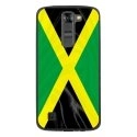 TPU1LGK7DRAPJAMAIQUE - Coque souple pour LG K7 avec impression Motifs drapeau de la Jamaïque