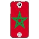 TPU1M330DRAPMAROC - Coque souple pour Acer Liquid M330 avec impression Motifs drapeau du Maroc