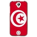 TPU1M330DRAPTUNISIE - Coque souple pour Acer Liquid M330 avec impression Motifs drapeau de la Tunisie