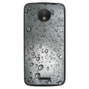 TPU1MOTOCGOUTTEEAU - Coque souple pour Motorola Moto C avec impression Motifs gouttes d'eau