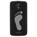 TPU1MOTOCPIED - Coque souple pour Motorola Moto C avec impression Motifs empreinte de pied