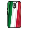 TPU1MOTOE3DRAPITALIE - Coque souple pour Motorola Moto E3 avec impression Motifs drapeau de l'Italie
