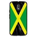 TPU1MOTOE3DRAPJAMAIQUE - Coque souple pour Motorola Moto E3 avec impression Motifs drapeau de la Jamaïque