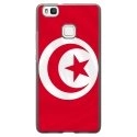 TPU1P9LITEDRAPTUNISIE - Coque souple pour Huawei Ascend P9-Lite avec impression Motifs drapeau de la Tunisie