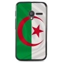 TPU1PIXI340DRAPALGERIE - Coque Souple en gel noir pour Orange Rise-30 avec impression Motifs drapeau de l'Algérie