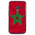 TPU1PIXI340DRAPMAROC - Coque Souple en gel noir pour Orange Rise-30 avec impression Motifs drapeau du Maroc