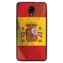 TPU1ROBBYDRAPESPAGNE - Coque souple pour Wiko Robby avec impression Motifs drapeau de l'Espagne