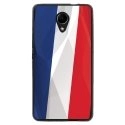 TPU1ROBBYDRAPFRANCE - Coque souple pour Wiko Robby avec impression Motifs drapeau de la France