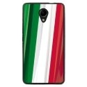 TPU1ROBBYDRAPITALIE - Coque souple pour Wiko Robby avec impression Motifs drapeau de l'Italie