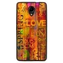 TPU1ROBBYLOVESPRING - Coque souple pour Wiko Robby avec impression Motifs Love Spring